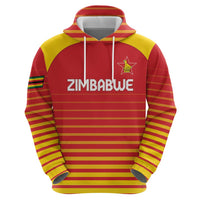 Custom Zimbabwe Cricket Hoodie Go Chevrons Go - Wonder Print Shop