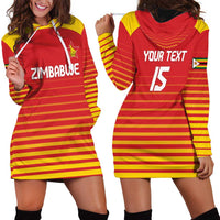 Custom Zimbabwe Cricket Hoodie Dress Go Chevrons Go - Wonder Print Shop
