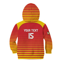 Custom Zimbabwe Cricket Kid Hoodie Go Chevrons Go - Wonder Print Shop