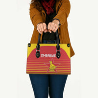 Zimbabwe Cricket Leather Bag Go Chevrons Go - Wonder Print Shop