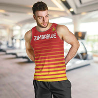 Custom Zimbabwe Cricket Men Tank Top Go Chevrons Go - Wonder Print Shop