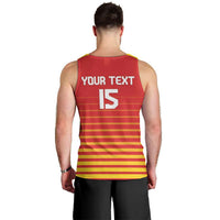 Custom Zimbabwe Cricket Men Tank Top Go Chevrons Go - Wonder Print Shop