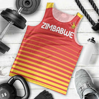 Custom Zimbabwe Cricket Men Tank Top Go Chevrons Go - Wonder Print Shop