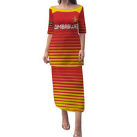 Custom Zimbabwe Cricket Puletasi Go Chevrons Go - Wonder Print Shop