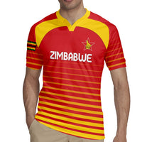 Custom Zimbabwe Cricket Rugby Jersey Go Chevrons Go - Wonder Print Shop