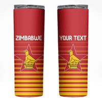 Custom Zimbabwe Cricket Skinny Tumbler Go Chevrons Go - Wonder Print Shop