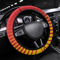 Zimbabwe Cricket Steering Wheel Cover Go Chevrons Go - Wonder Print Shop
