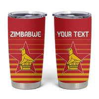 Custom Zimbabwe Cricket Tumbler Cup Go Chevrons Go - Wonder Print Shop