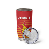 Custom Zimbabwe Cricket Tumbler Cup Go Chevrons Go - Wonder Print Shop