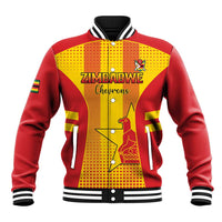 Custom Zimbabwe Cricket Baseball Jacket Go Champions - Wonder Print Shop
