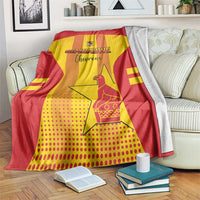 Zimbabwe Cricket Blanket Go Champions LT15