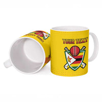 Custom Zimbabwe Cricket Ceramic Mug Go Champions - Wonder Print Shop
