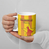Custom Zimbabwe Cricket Ceramic Mug Go Champions - Wonder Print Shop