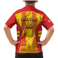 Custom Zimbabwe Cricket Family Matching Mermaid Dress and Hawaiian Shirt Go Champions - Wonder Print Shop