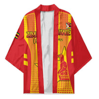Custom Zimbabwe Cricket Kimono Go Champions - Wonder Print Shop