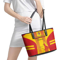 Zimbabwe Cricket Leather Tote Bag Go Champions LT15
