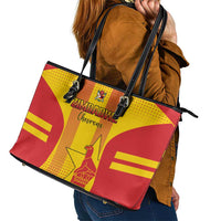 Zimbabwe Cricket Leather Tote Bag Go Champions LT15