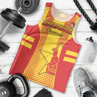 Custom Zimbabwe Cricket Men Tank Top Go Champions - Wonder Print Shop