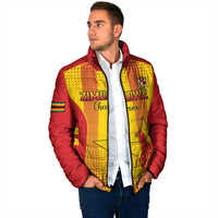 Custom Zimbabwe Cricket Padded Jacket Go Champions - Wonder Print Shop