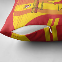 Zimbabwe Cricket Pillow Cover Go Champions - Wonder Print Shop