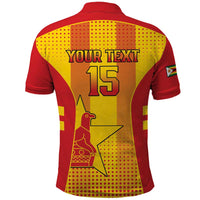 Custom Zimbabwe Cricket Polo Shirt Go Champions - Wonder Print Shop