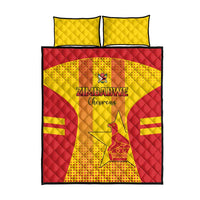 Zimbabwe Cricket Quilt Bed Set Go Champions LT15