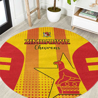 Zimbabwe Cricket Round Carpet Go Champions LT15