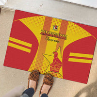 Zimbabwe Cricket Rubber Doormat Go Champions LT15
