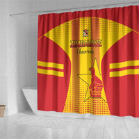 Zimbabwe Cricket Shower Curtain Go Champions LT15