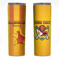 Custom Zimbabwe Cricket Skinny Tumbler Go Champions - Wonder Print Shop