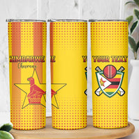 Custom Zimbabwe Cricket Skinny Tumbler Go Champions - Wonder Print Shop