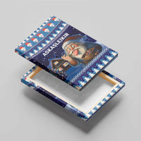 Iceland Christmas Askasleikir Canvas Wall Art The Yule Lads Bowl Licker - Wonder Print Shop