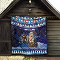 Iceland Christmas Askasleikir Quilt The Yule Lads Bowl Licker - Wonder Print Shop
