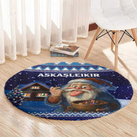 Iceland Christmas Askasleikir Round Carpet The Yule Lads Bowl Licker