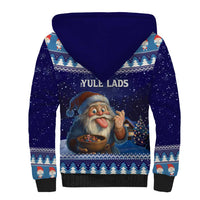 Iceland Christmas Askasleikir Sherpa Hoodie The Yule Lads Bowl Licker - Wonder Print Shop