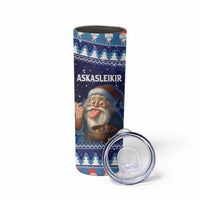 Iceland Christmas Askasleikir Skinny Tumbler The Yule Lads Bowl Licker - Wonder Print Shop