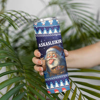 Iceland Christmas Askasleikir Skinny Tumbler The Yule Lads Bowl Licker - Wonder Print Shop
