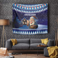 Iceland Christmas Askasleikir Tapestry The Yule Lads Bowl Licker - Wonder Print Shop