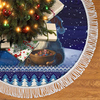Iceland Christmas Askasleikir Tree Skirt The Yule Lads Bowl Licker - Wonder Print Shop