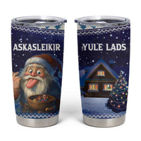 Iceland Christmas Askasleikir Tumbler Cup The Yule Lads Bowl Licker - Wonder Print Shop