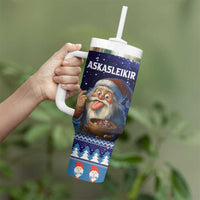 Iceland Christmas Askasleikir Tumbler With Handle The Yule Lads Bowl Licker - Wonder Print Shop