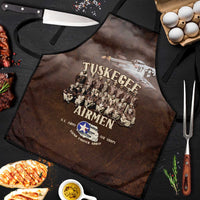 Remembering Tuskegee Airmen Apron Heroes of the 332nd Squadron Retro Style - Wonder Print Shop