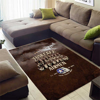 Remembering Tuskegee Airmen Area Rug Heroes of the 332nd Squadron Retro Style - Wonder Print Shop