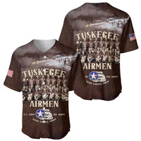 Remembering Tuskegee Airmen Baseball Jersey Heroes of the 332nd Squadron Retro Style - Wonder Print Shop