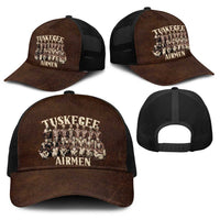 Remembering Tuskegee Airmen Baseball Net Cap Heroes of the 332nd Squadron Retro Style - Wonder Print Shop