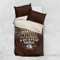 Remembering Tuskegee Airmen Bedding Set Heroes of the 332nd Squadron Retro Style - Wonder Print Shop