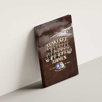Remembering Tuskegee Airmen Canvas Wall Art Heroes of the 332nd Squadron Retro Style - Wonder Print Shop