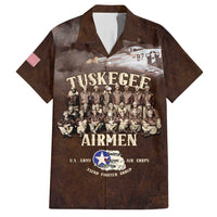 Remembering Tuskegee Airmen Family Matching Tank Maxi Dress and Hawaiian Shirt Heroes of the 332nd Squadron Retro Style - Wonder Print Shop