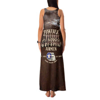Remembering Tuskegee Airmen Family Matching Tank Maxi Dress and Hawaiian Shirt Heroes of the 332nd Squadron Retro Style - Wonder Print Shop