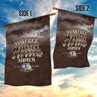 Remembering Tuskegee Airmen Garden Flag Heroes of the 332nd Squadron Retro Style - Wonder Print Shop